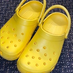 Yellow crocs